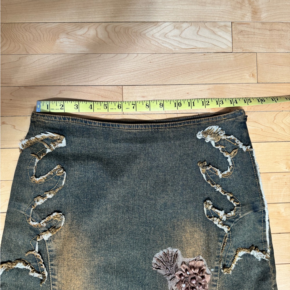 Ethereal denim fairycore skirt - Picture 4 of 5